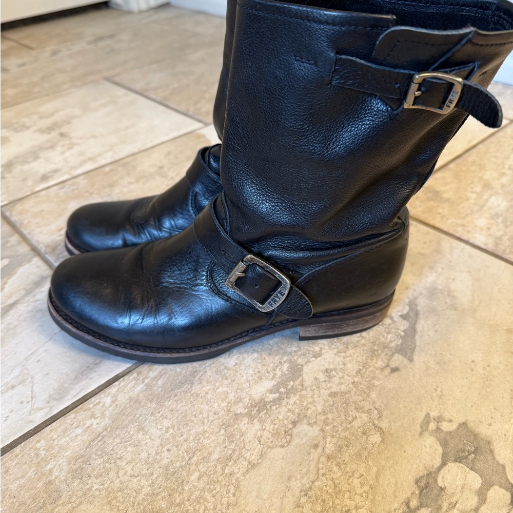 Frye Black Leather Footwear - Picture 3 of 6
